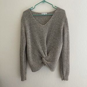 Woven Heart sweater